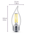 Philips - 566695 - BA11 E26 (Medium) LED Bulb Soft White 60 Watt Equivalence 3 pk