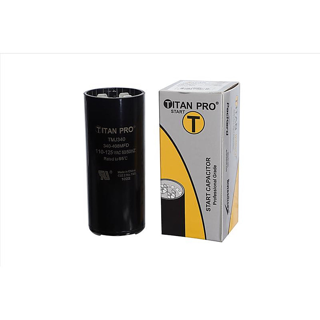 Titan Pro - TMJ340 - 340-408 MFD 125 V Round Start Capacitor