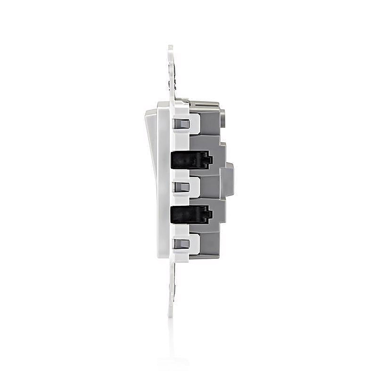 Leviton - E5601-0MW - Decora Edge 15 amps Single Pole Rocker Switch White 10 pk