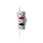 Leviton - E5603-0SW - Decora Edge 15 amps 3-Way Rocker Switch White 1 pk