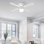 Westinghouse - 7312448 - 42 in. White LED Indoor Ceiling Fan