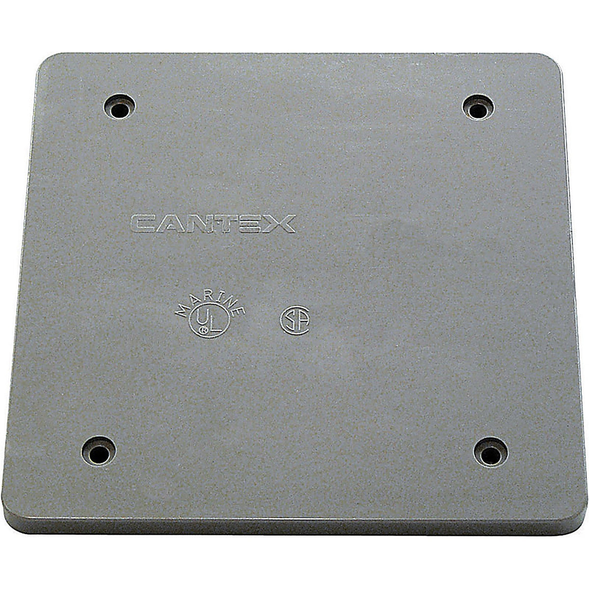 Cantex - 5133410B - PVC 2 gang Outlet Box Gray