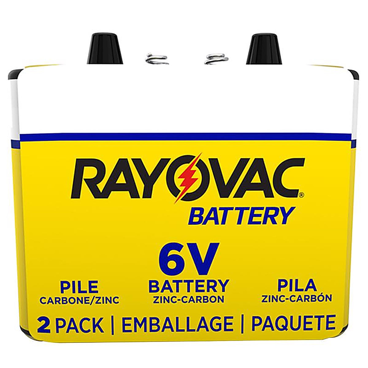 Rayovac - 944-2RC - Zinc Carbon 6-Volt 8.5 Ah Lantern Battery 2 pk