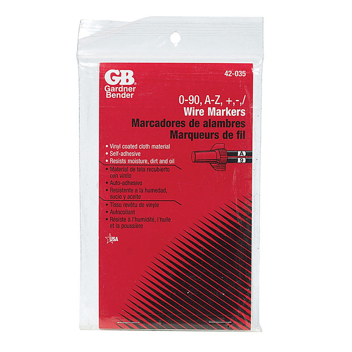 Gardner Bender - 42-035 - Wire Marker - 6/Pack