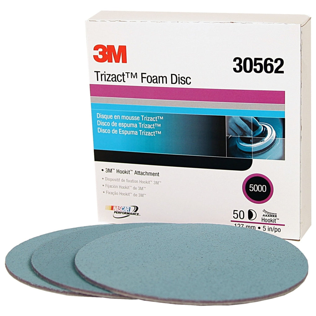3M - 30562 - Hookit Trizact Foam Disc, 5 in, 5000 - 60455067011