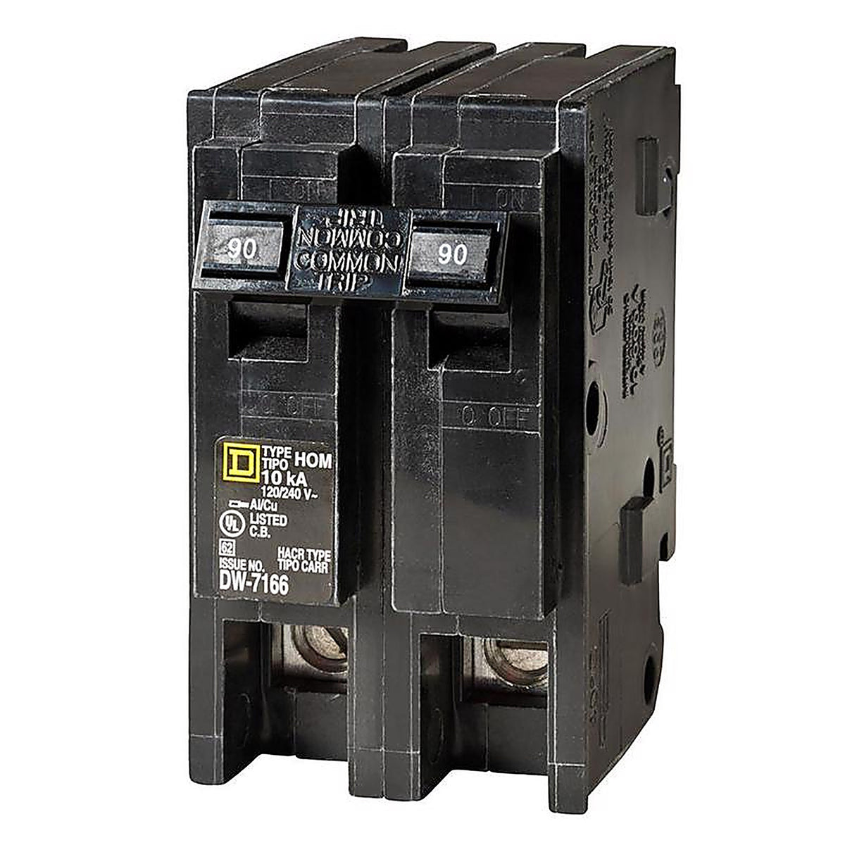 Square D - HOM290CP - HomeLine 90 amps Plug In 2-Pole Circuit Breaker