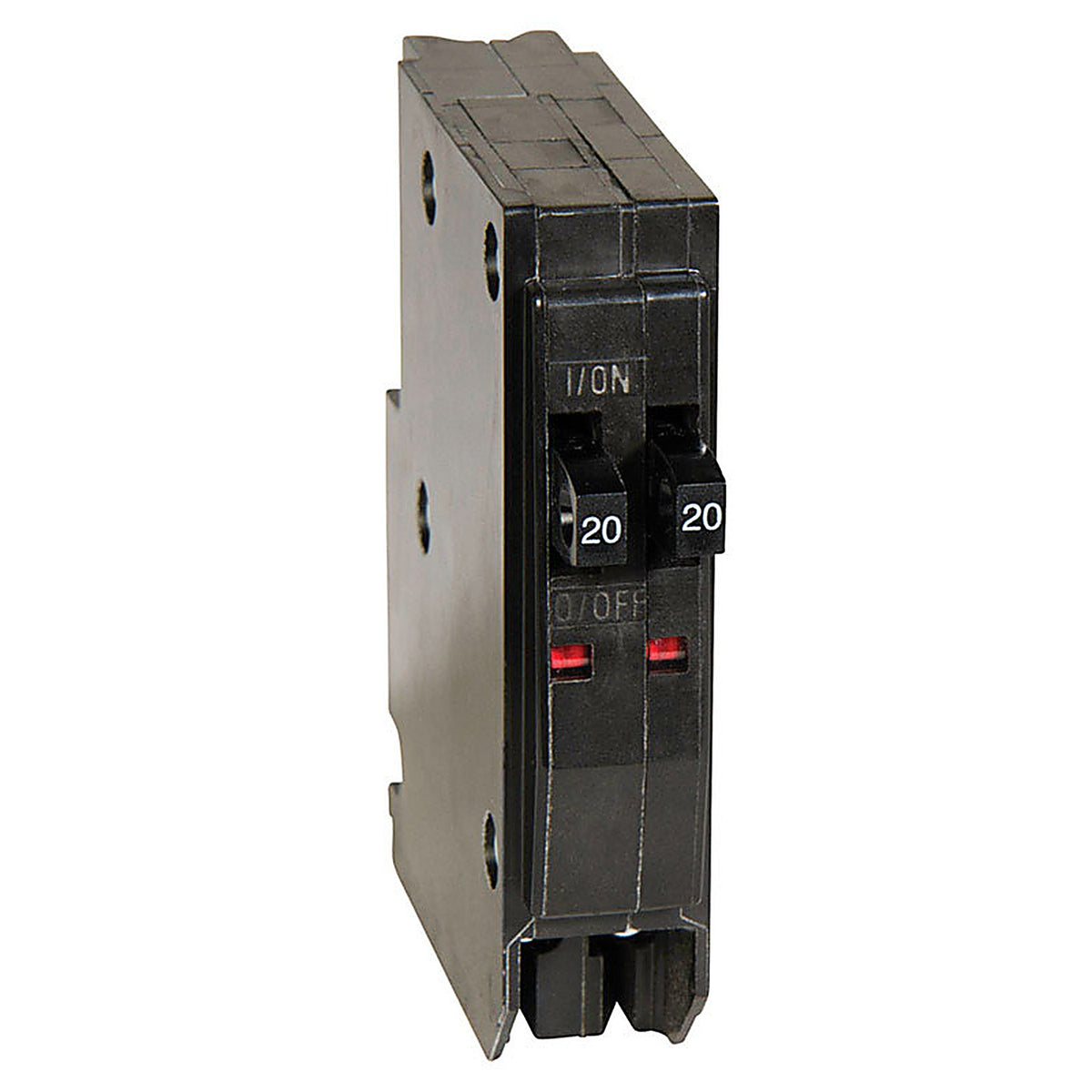 Square D - QOT2020CP - 20/20 amps Tandem Single Pole Circuit Breaker