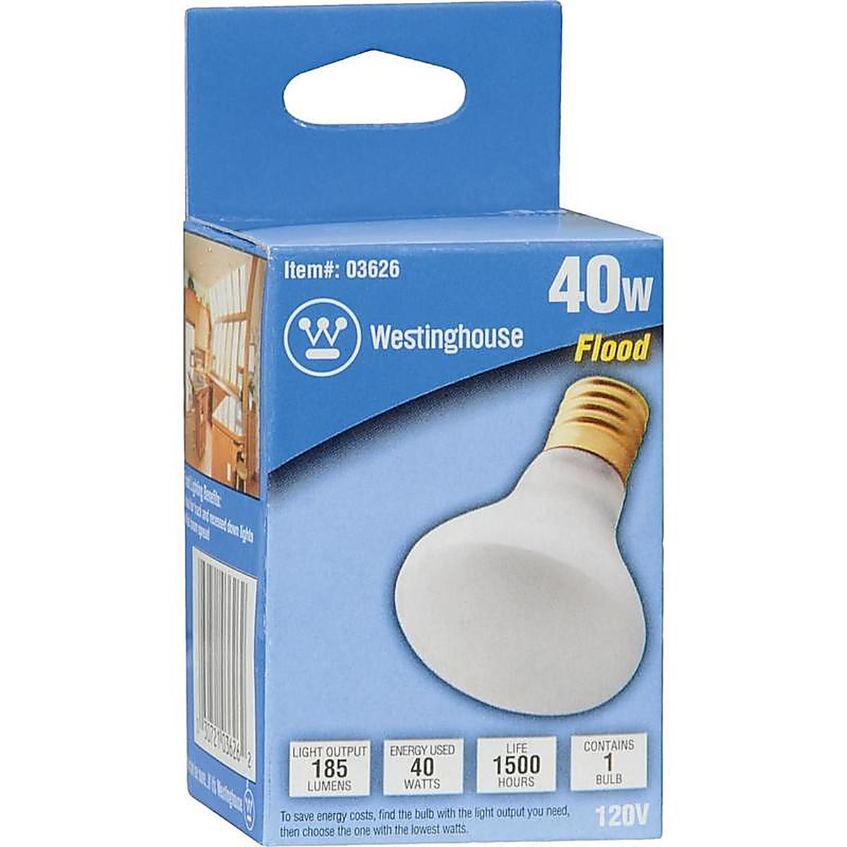 Westinghouse - 03626 - 40 W R14 Floodlight Incandescent Bulb E17 (Intermediate) White 1 pk