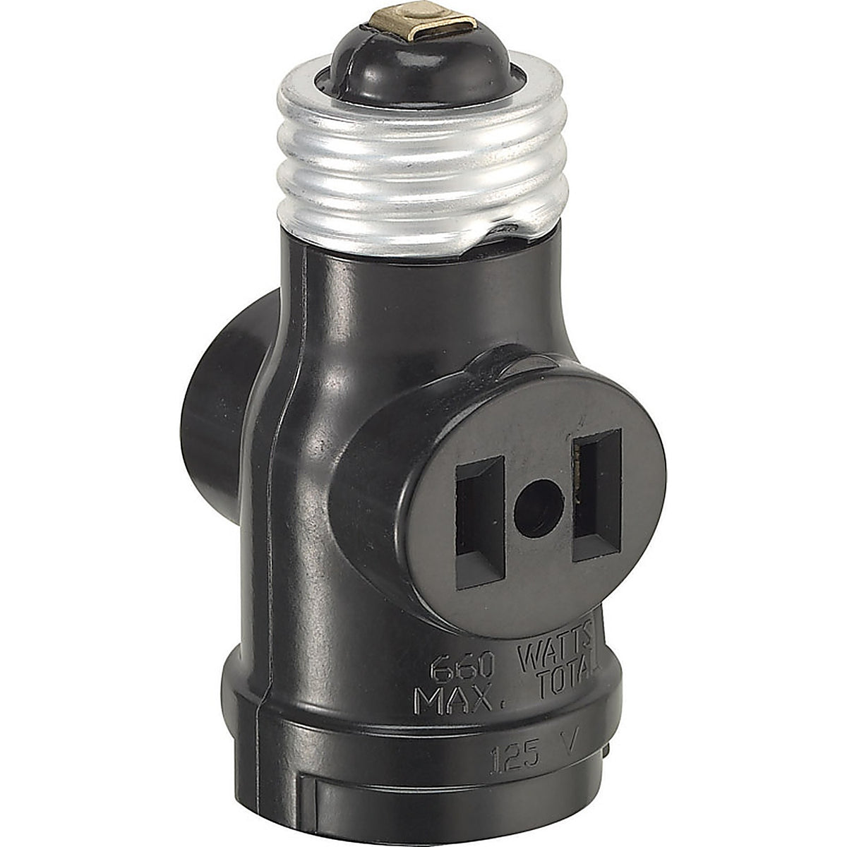 Leviton - 01403-000 - Plastic Medium Base Lampholder - 1/Pack