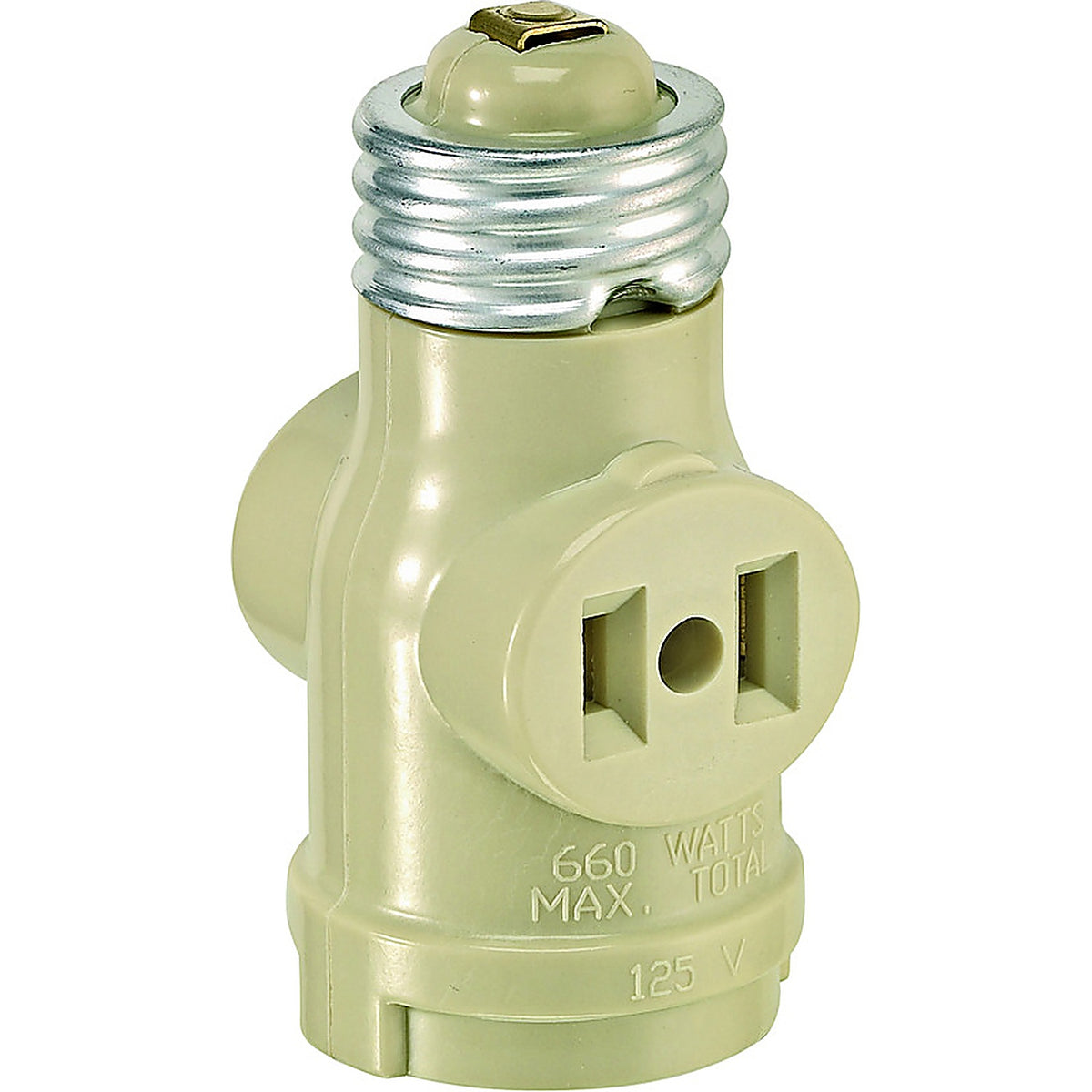 Leviton - 01403-00I - Plastic Medium Base Lampholder - 1/Pack