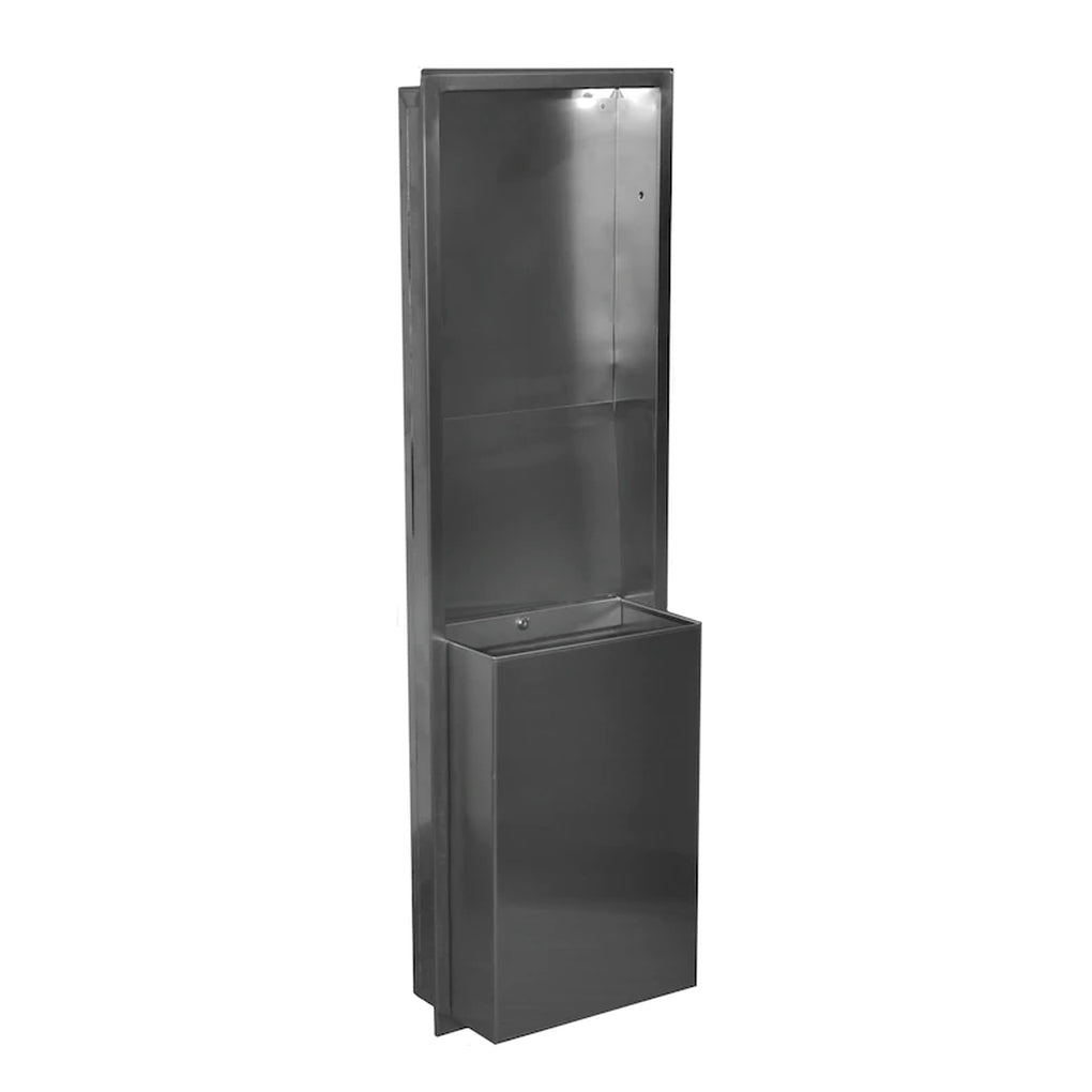 Tork - 309051 - H1 System Recessed Frame and Waste Receptacle, Stainless Steel