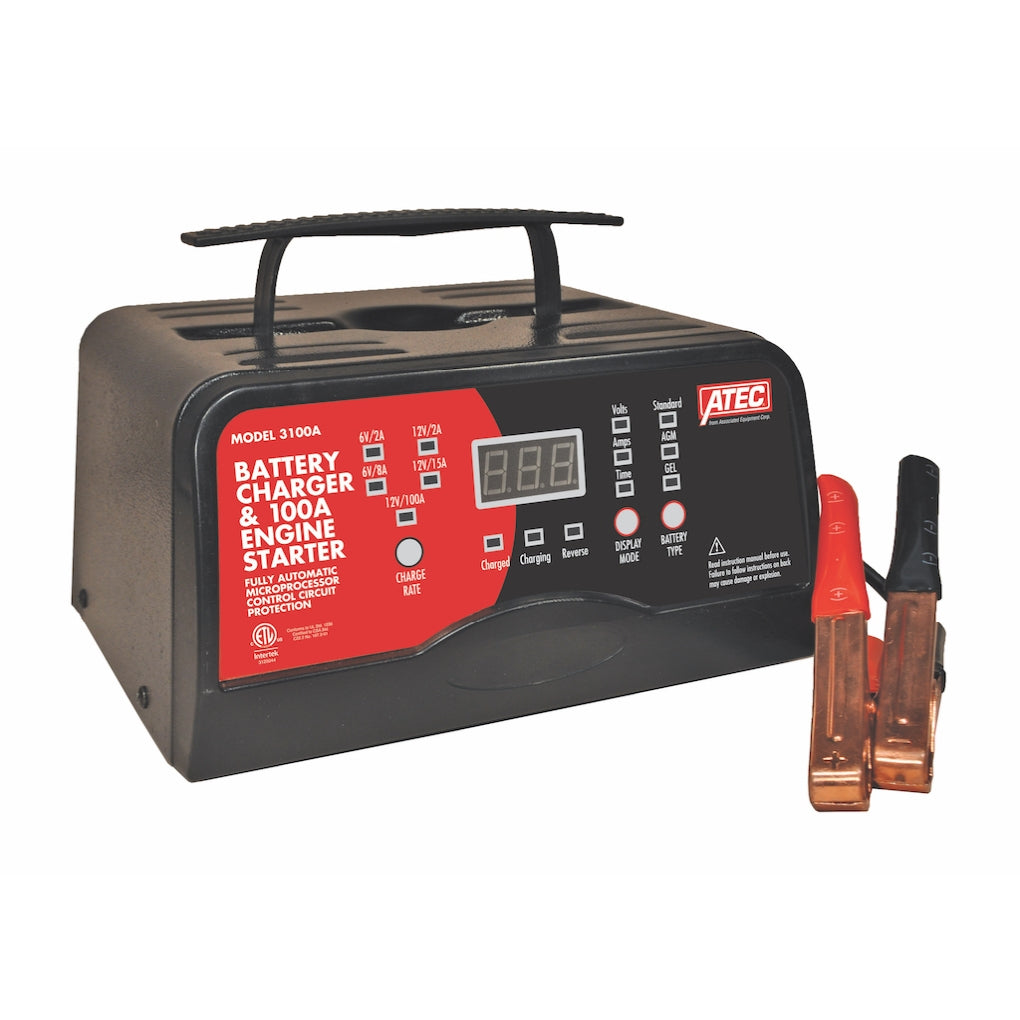 Associated Auto Equipment - 3100A - 6/12V, 15/2/100A ATEC CHARGER
