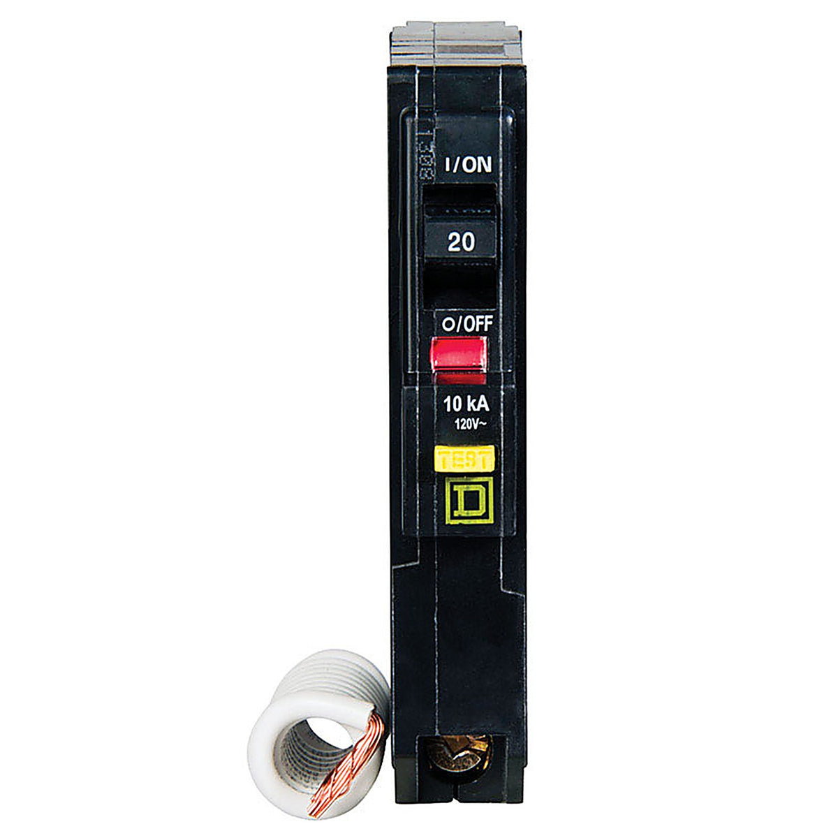 Square D - QO120GFICP - QO 20 amps Plug In Single Pole Circuit Breaker
