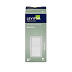 Leviton - 05601-2WS - 15 amps Single Pole Rocker AC Quiet Switch White - 1/Pack