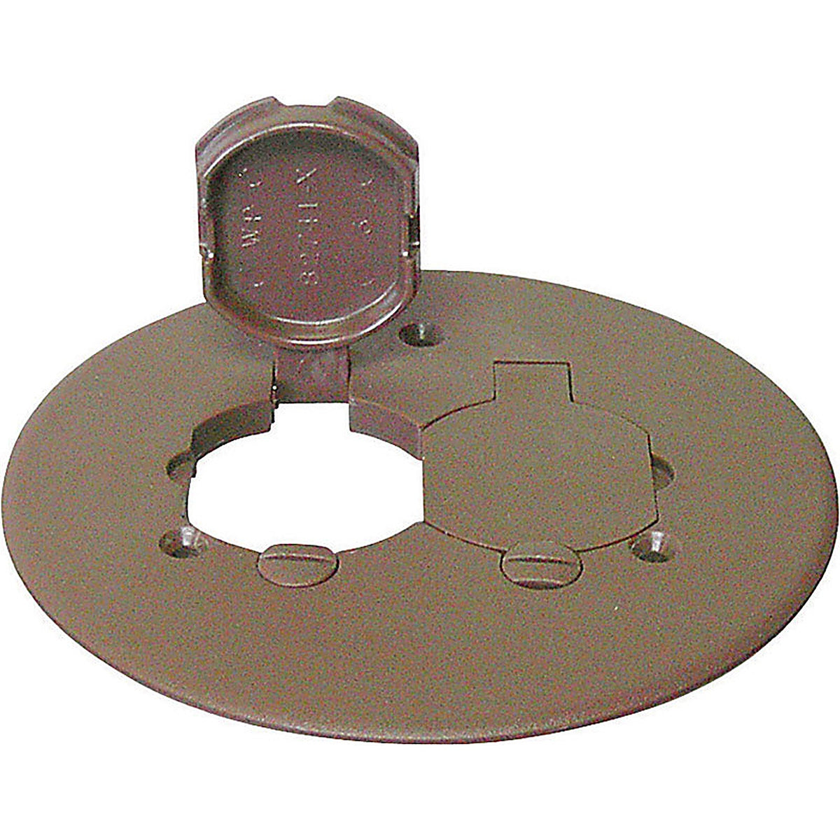 Cantex - 5133678U - Round PVC 2 gang Duplex Floor Box Cover