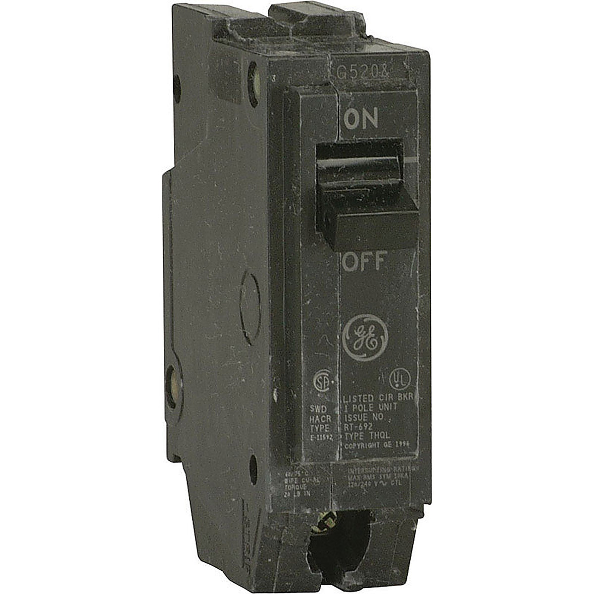 GE - THQL1115 - Q-Line 15 amps Standard Single Pole Circuit Breaker