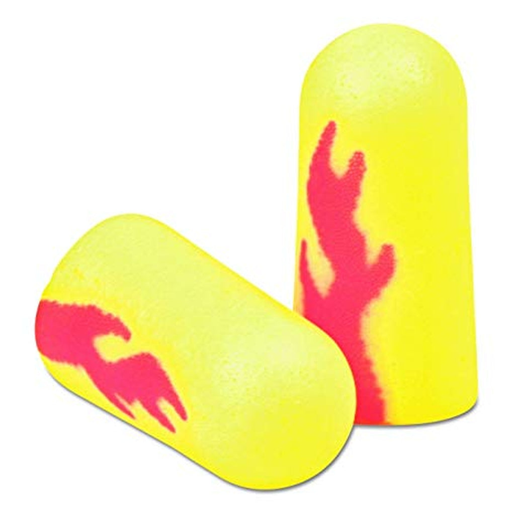 3M - 312-1252 - E-A-R Soft Yellow Neon Blasts Earplugs, Uncorded, Poly Bag, Regular Size, 200/Pack - 70071515079