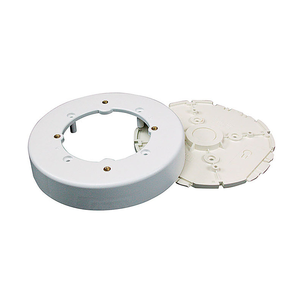 Legrand - NMW4 - Wiremold 5-1/2 in. Round PVC 1 gang Electrical Box White