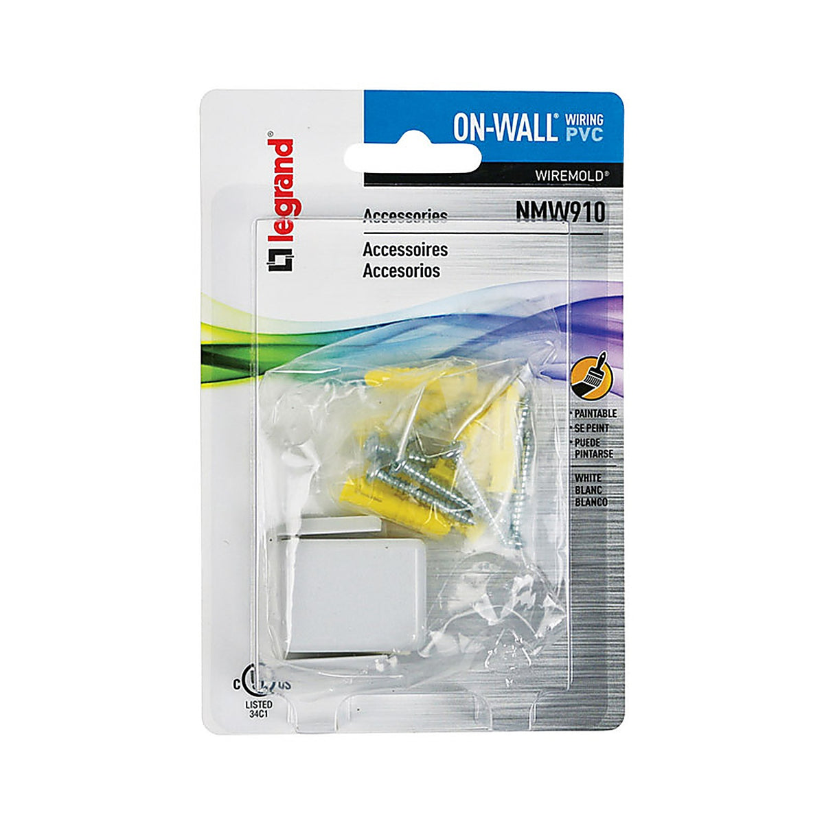 Legrand - NMW910 - Wiremold Wiring System Accessory Pack - 1/Pack