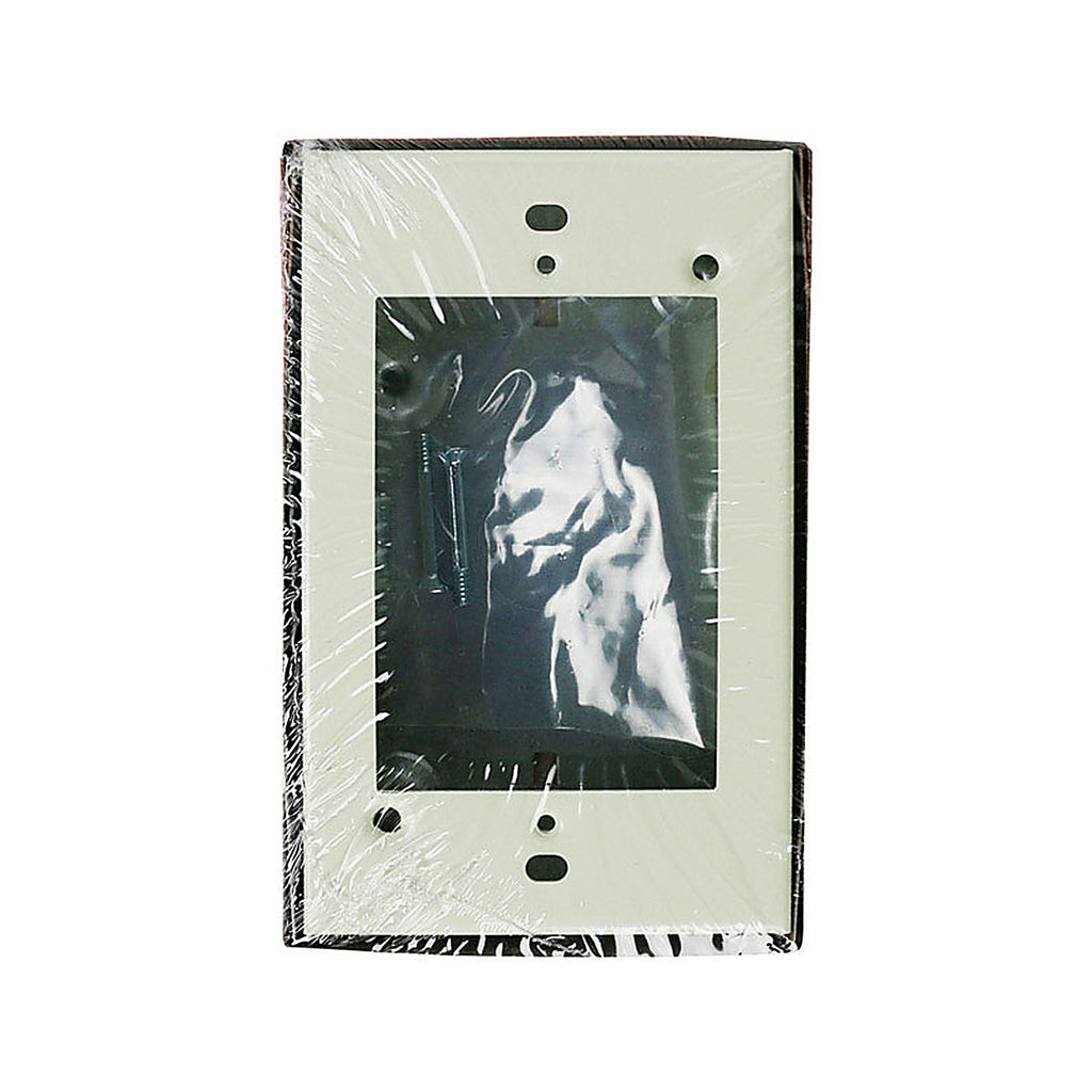 Legrand - V5748S - Rectangle Steel 1 gang Outlet Box Ivory