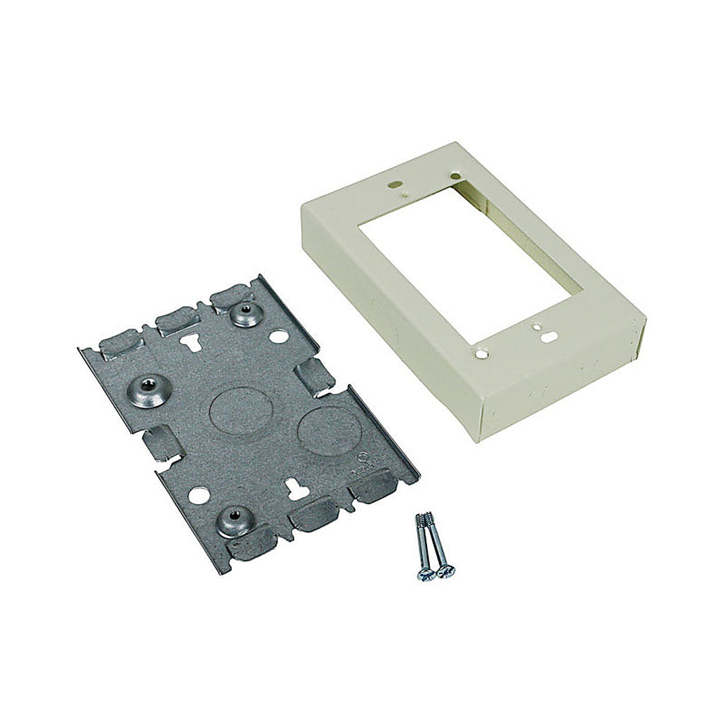 Legrand - V5748S - Rectangle Steel 1 gang Outlet Box Ivory