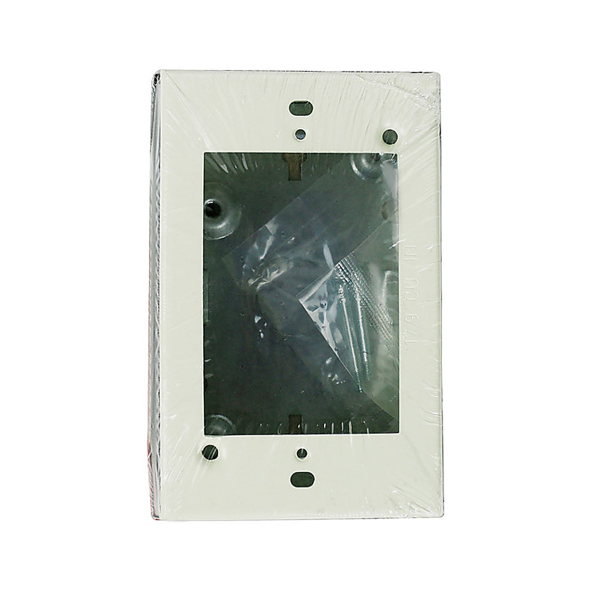 Legrand - V5747 - Wiremold 4-3/4 in. Rectangle Steel 1 gang Outlet Box Ivory