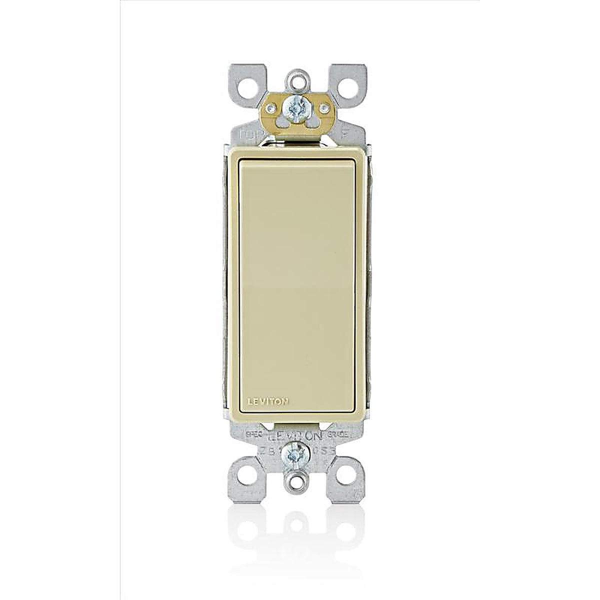 Leviton - 05604-2IS - 15 amps Four Pole 4-Way / Rocker AC Quiet Switch Ivory - 1/Pack