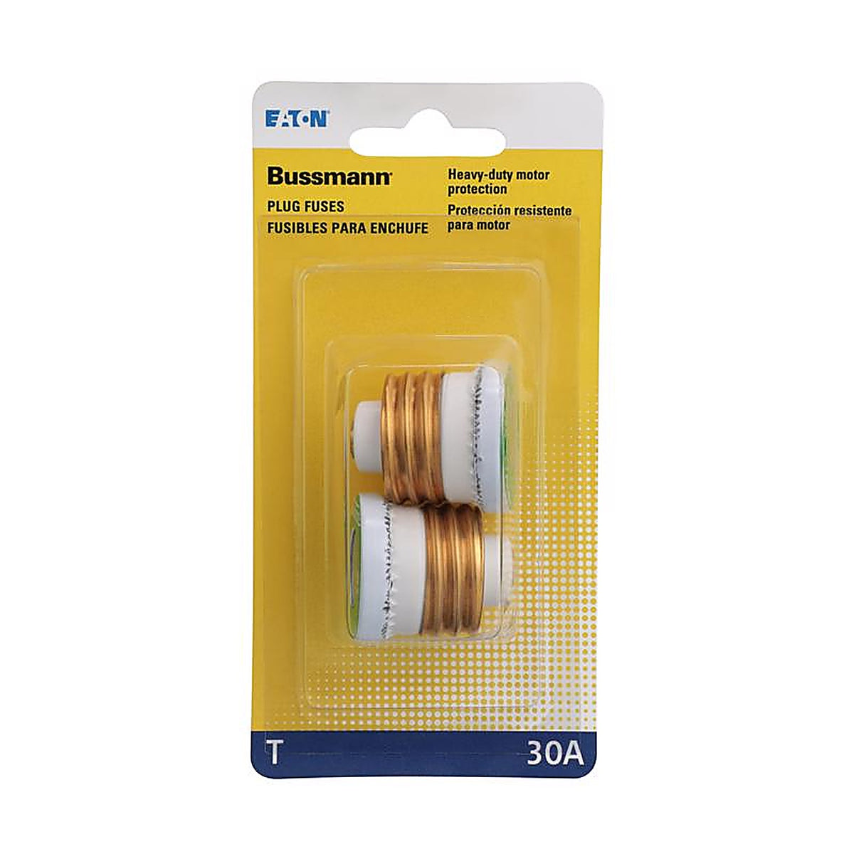 Bussmann - BP/T-30 - 30 amps Time Delay Plug Fuse - 2/Pack