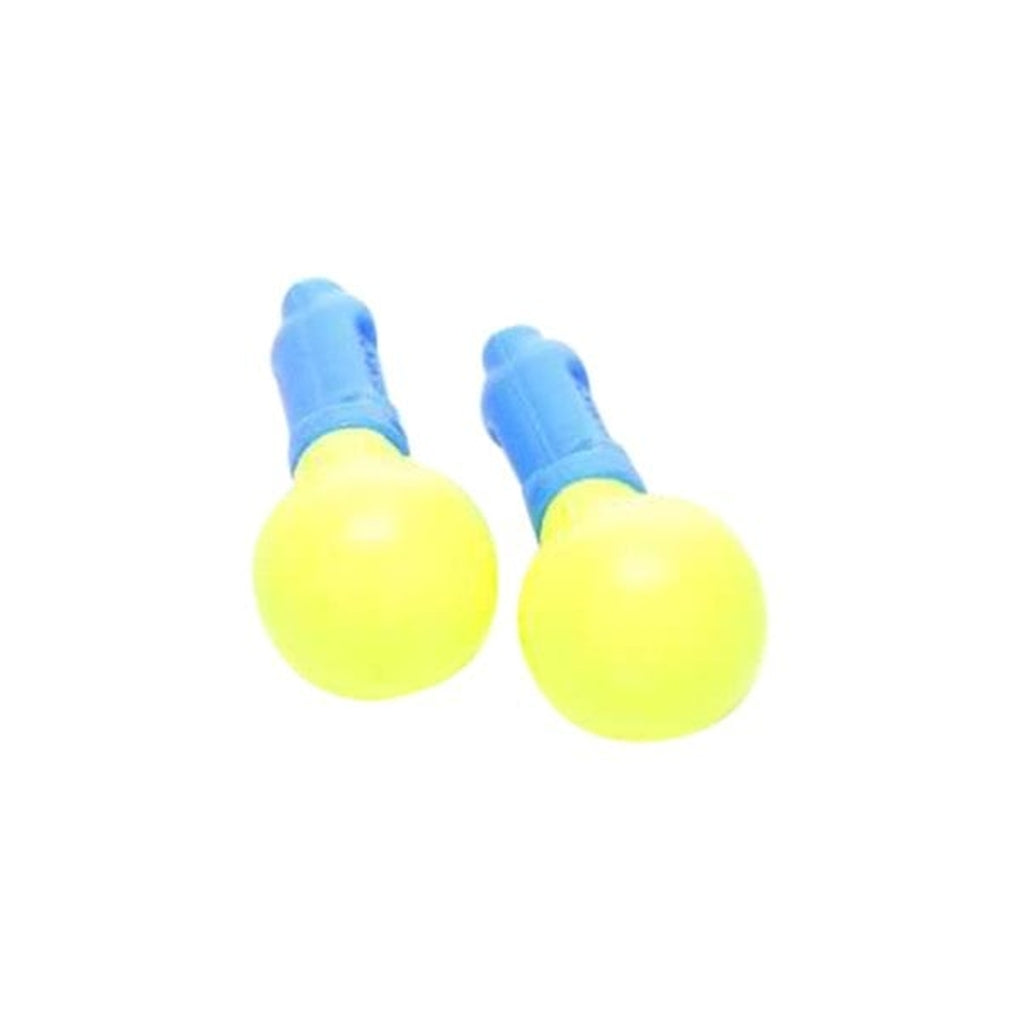 3M - 318-1000 - Scotch-Weld E-A-R Push-Ins Uncorded Earplugs, 28 dB NRR, Foam/Thermoplastic, Blue/Yellow - 400/Count - 7000127213