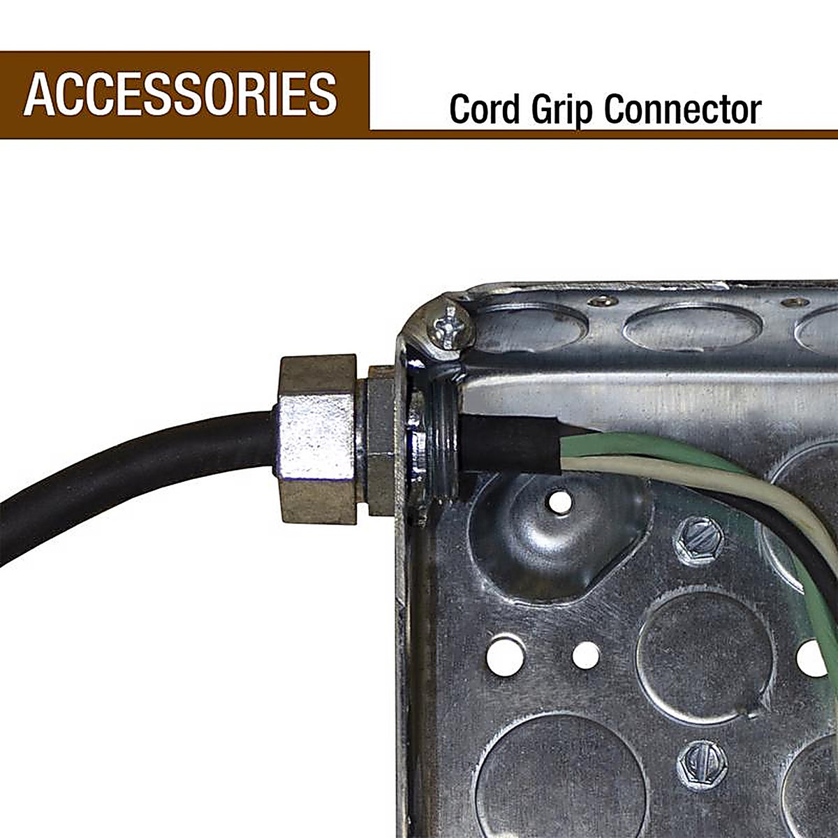 Sigma Electric - 49214 - ProConnex Strain Relief Cord Grip Connector - 1/Pack