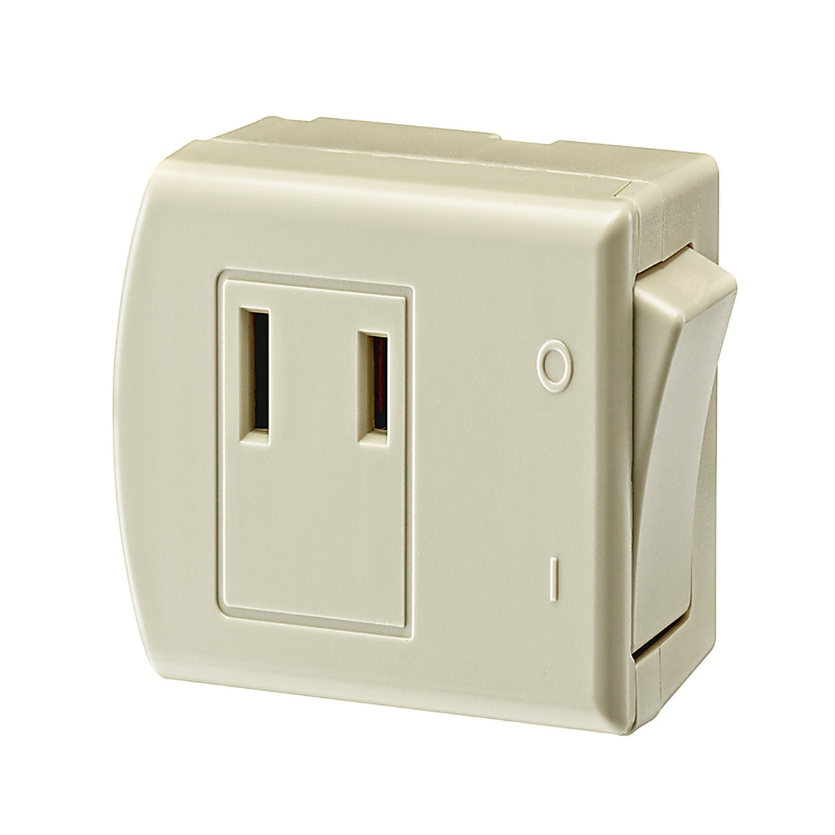 Leviton - C29-01469-00I - 13 amps Double Pole Rocker Switch Adapter Ivory - 1/Pack