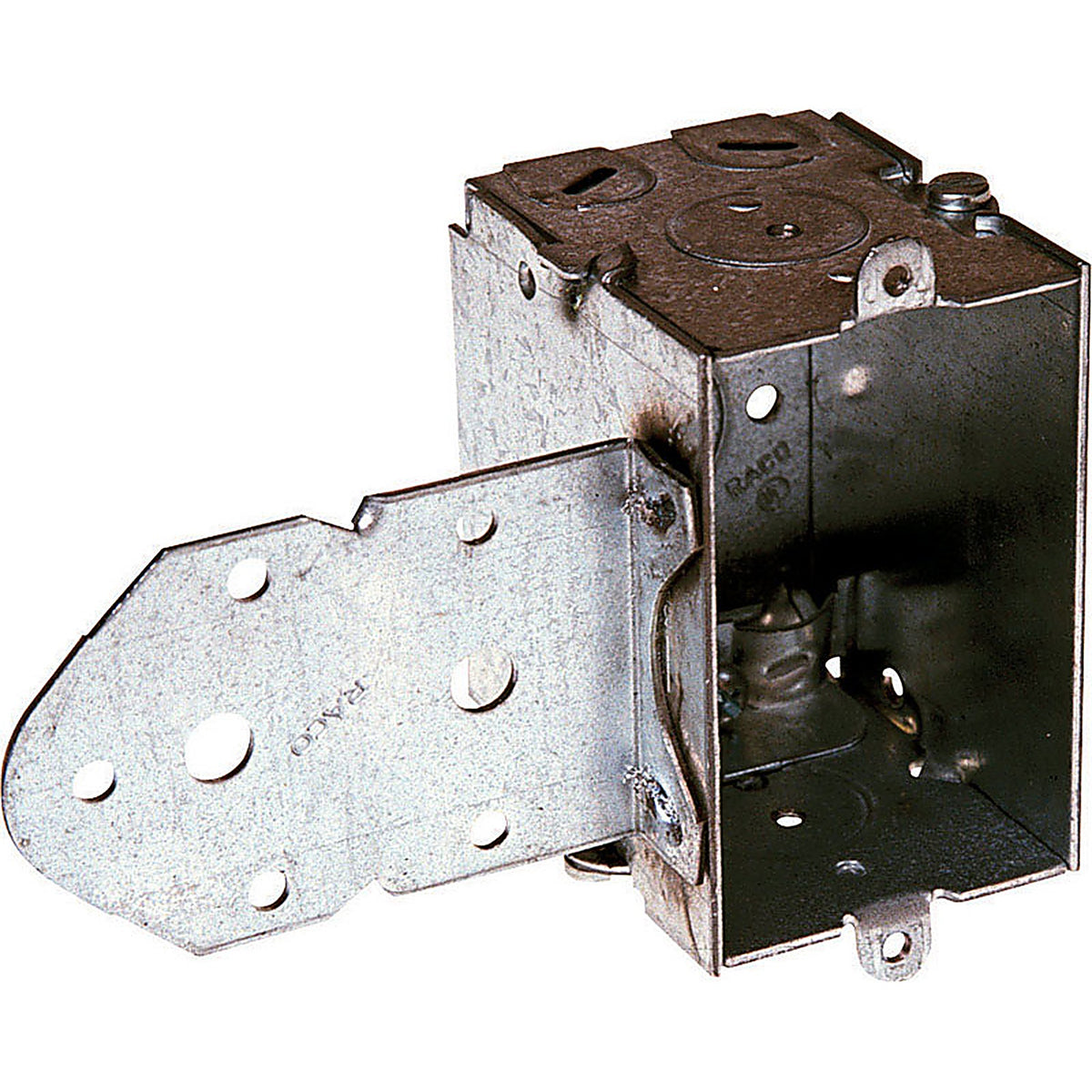 Raco - 529 - 12-1/2 cu in Rectangle Steel 1 gang Switch Box Gray