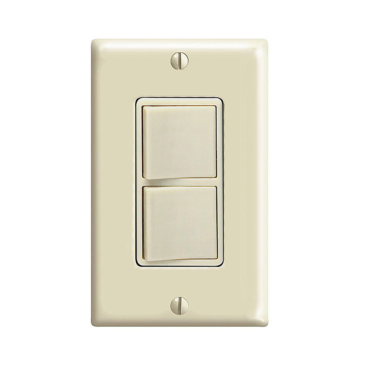 Leviton - C21-05679-00I - Decora 15 amps Single Pole Rocker Switch Ivory 1 pk