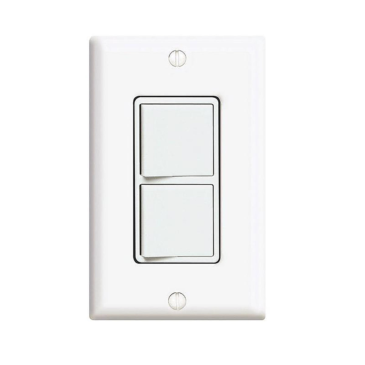Leviton - C22-05679-00W - 15 amps Single Pole Rocker AC Quiet Switch White - 1/Pack