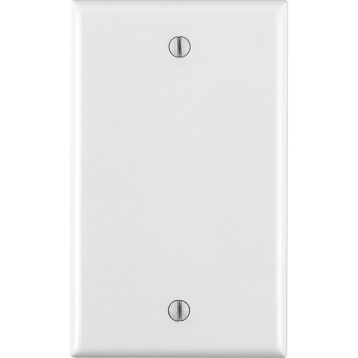 Leviton - 88014-000 - White 1 gang Thermoset Plastic Blank Wall Plate - 1/Pack
