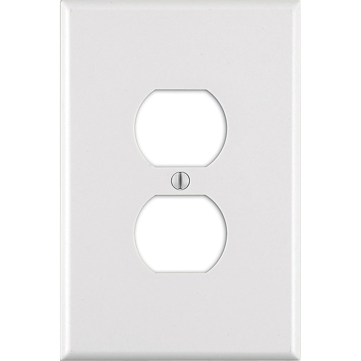 Leviton - 88103-000 - White 1 gang Thermoset Plastic Duplex Outlet Wall Plate - 1/Pack
