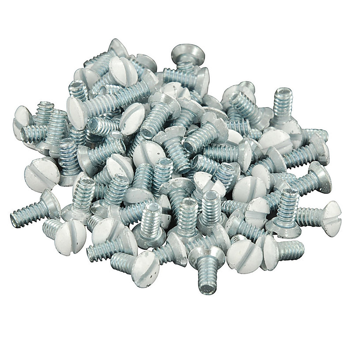Leviton - 88400-PRT - White Metal Wall Plate Screws - 20/Pack