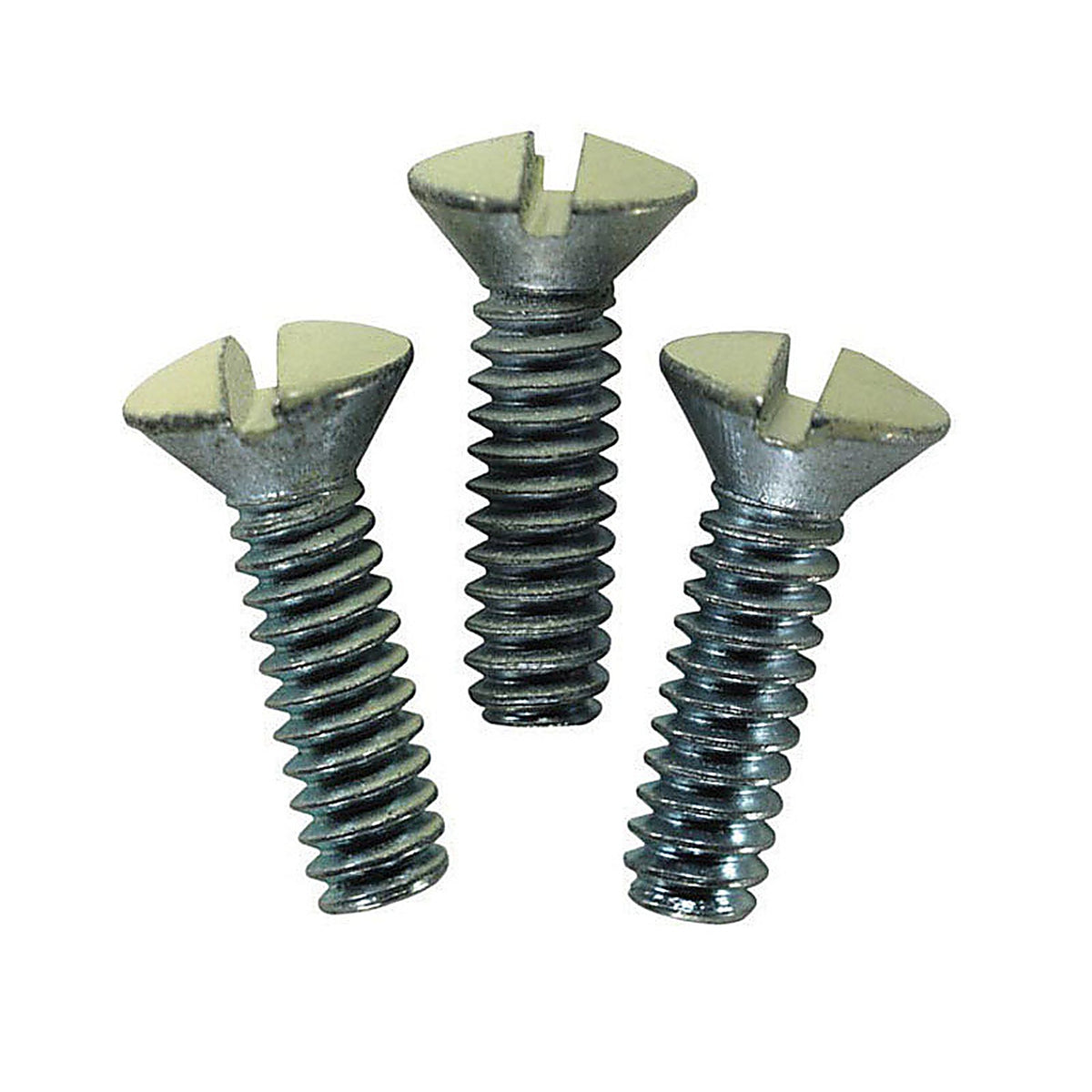 Leviton - 86000-PRT - Ivory Metal Wall Plate Screws - 20/Pack