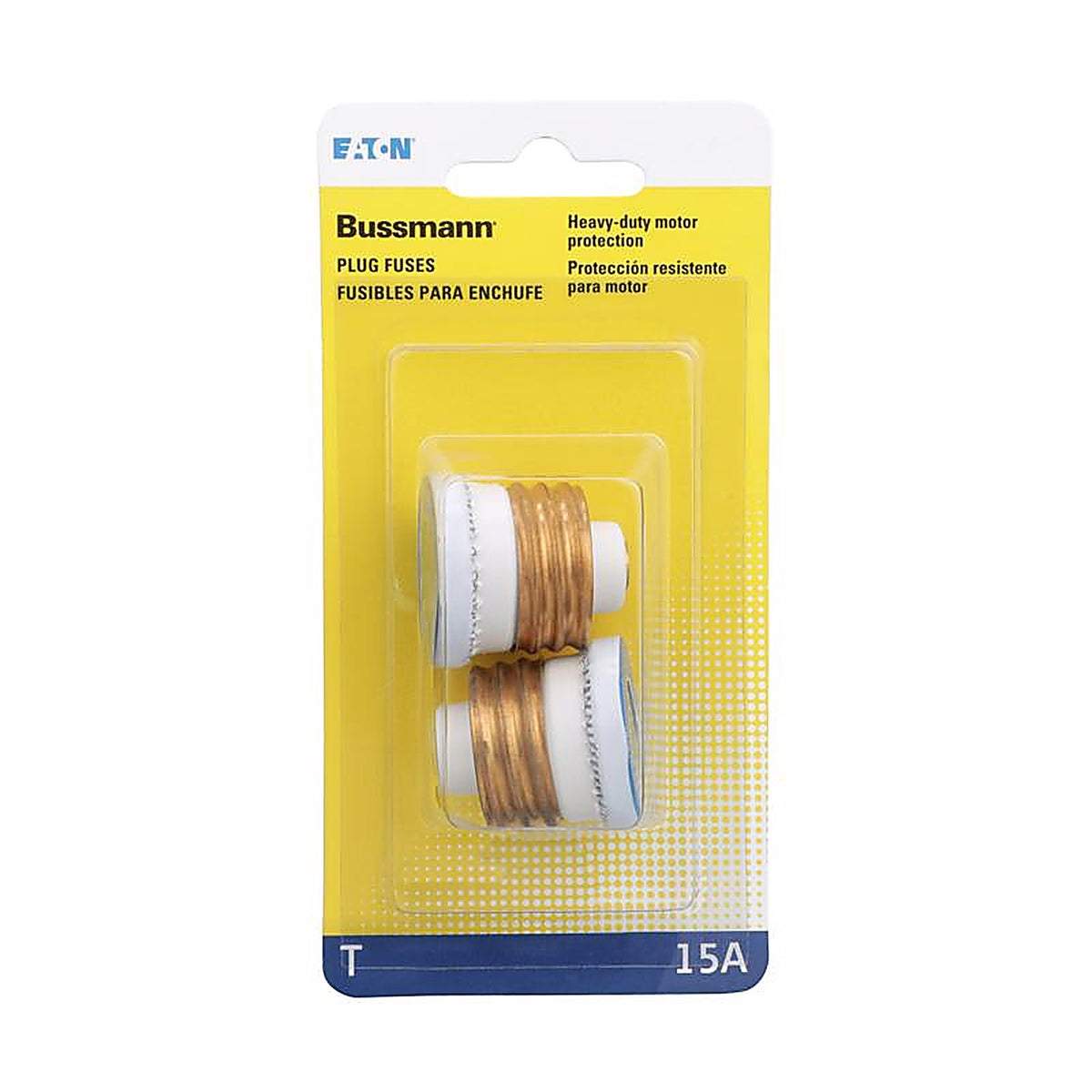 Bussmann - BP/T-15 - 15 amps T-Type Plug - 2/Pack