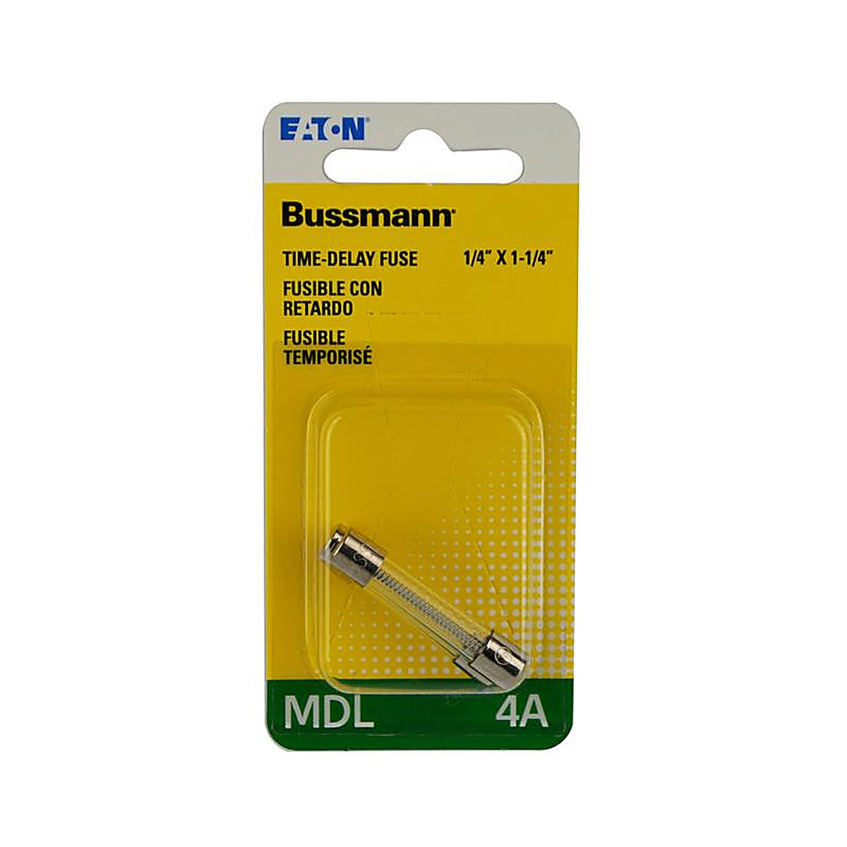 Bussmann - BP/MDL/4 - 4 amps Time Delay Glass Fuse - 2/Pack