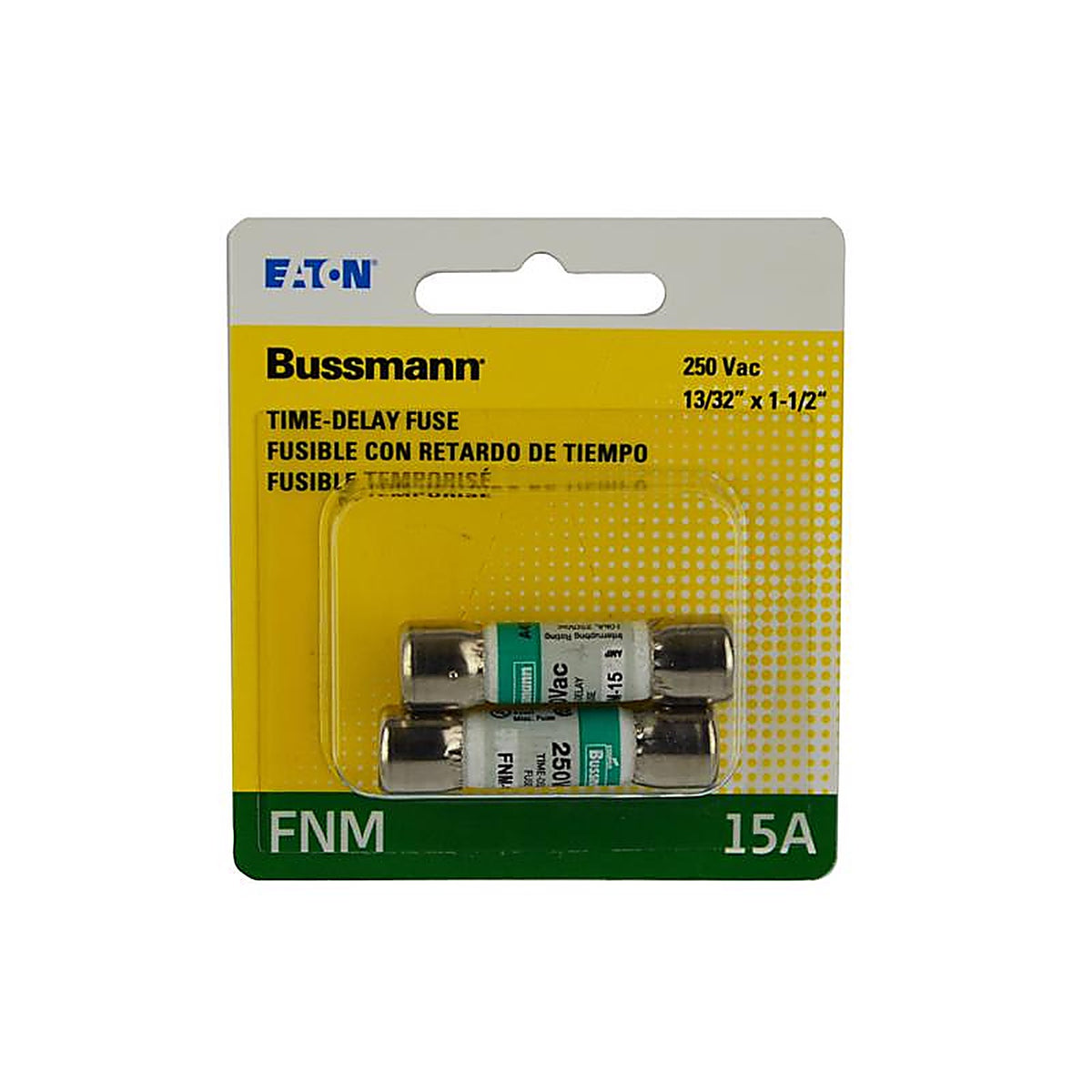 Bussmann - BP/FNM-15 - 15 amps Midget Fuse - 2/Pack