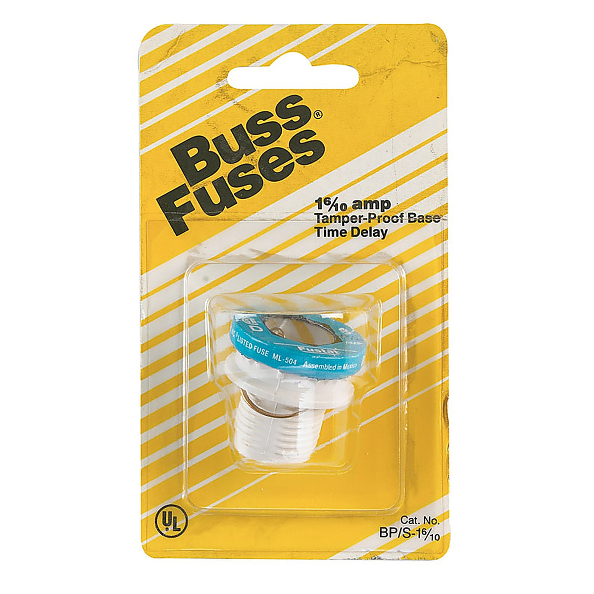 Bussmann - BP/S1-6/10 - 1-6/10 amps Plug Fuse - 1/Pack