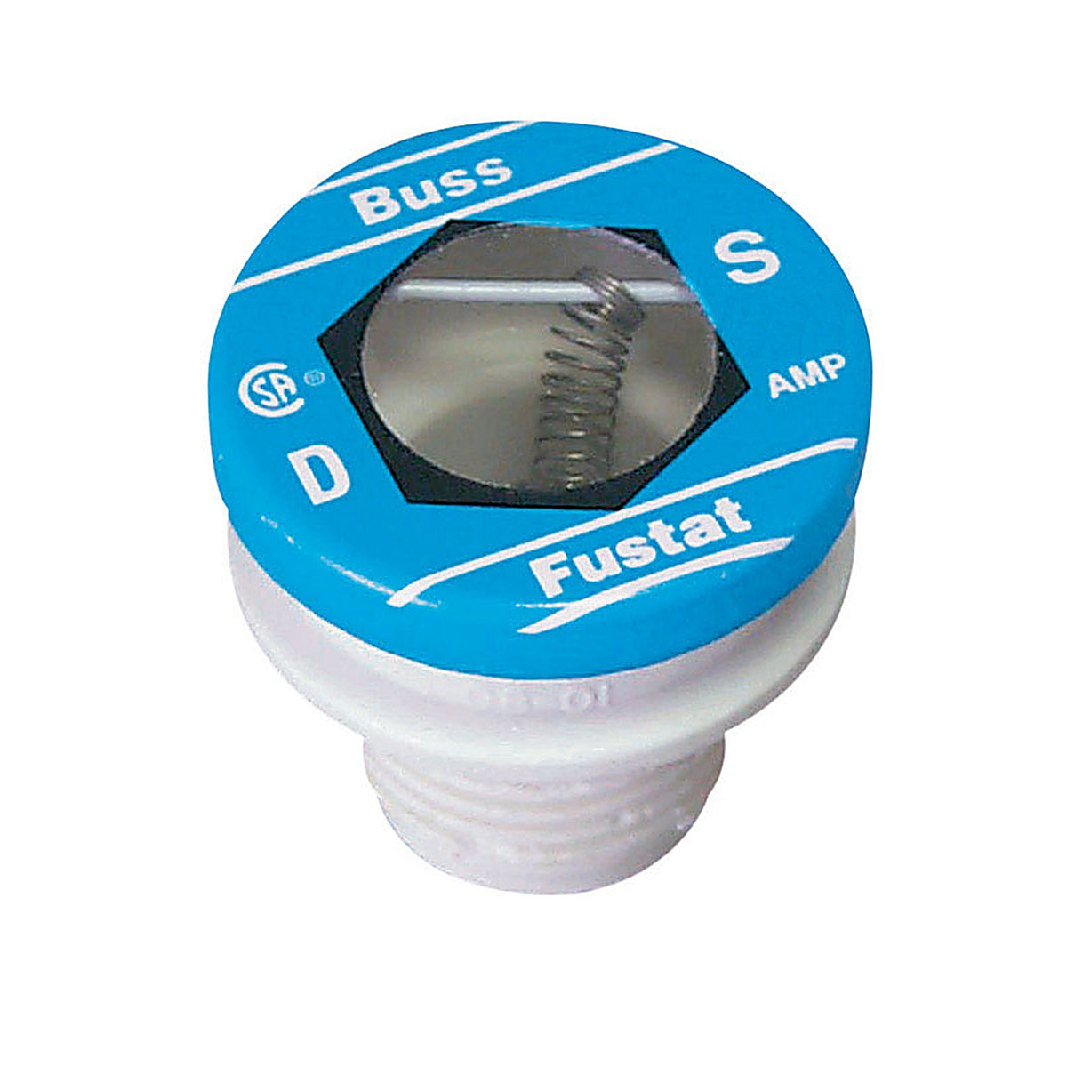 Bussmann - BP/S-6-1/4 - 6.25 amps Type S Plug Fuse - 1/Pack