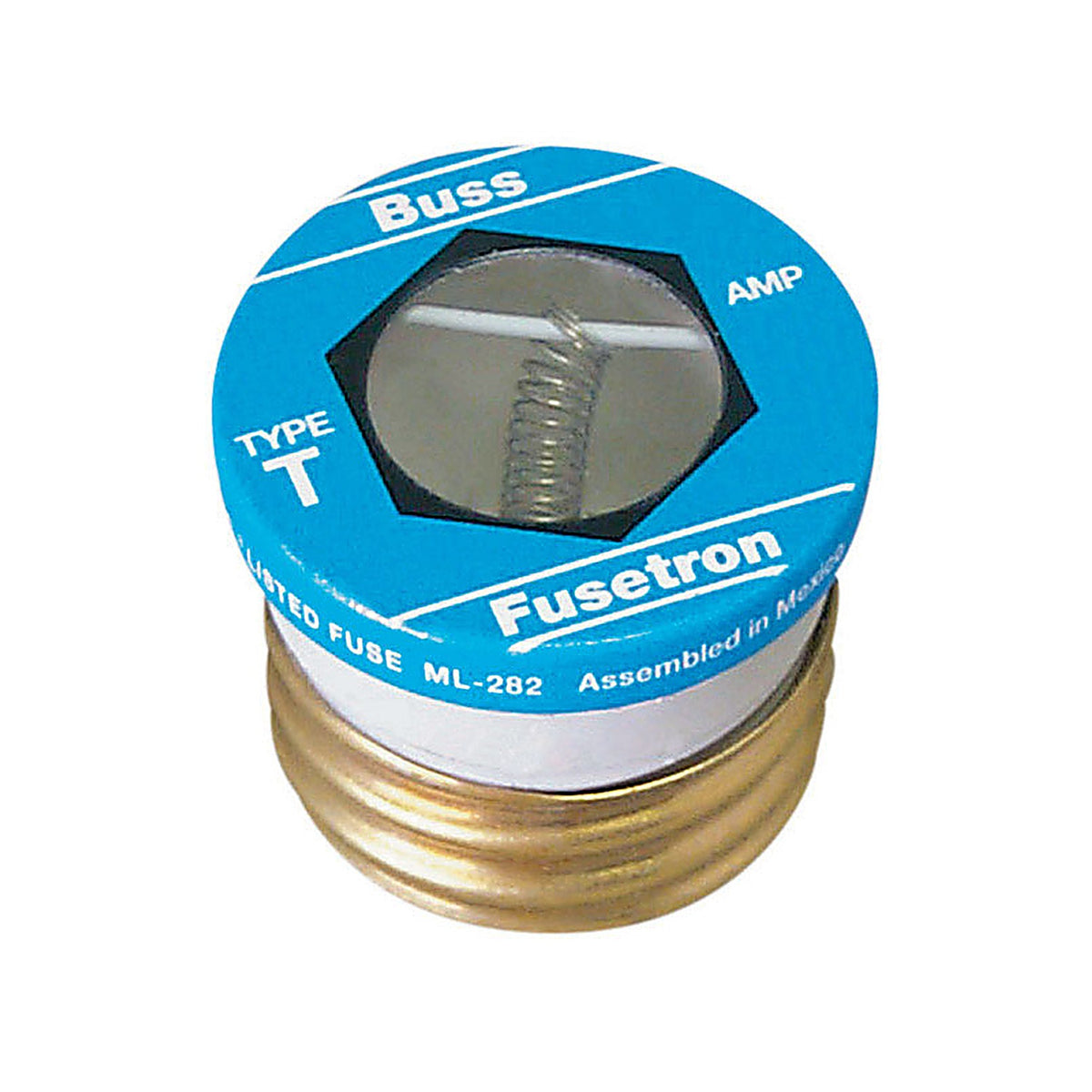 Bussmann - BP/T-6-1/4 - 6.25 amps T-Type Plug - 1/Pack