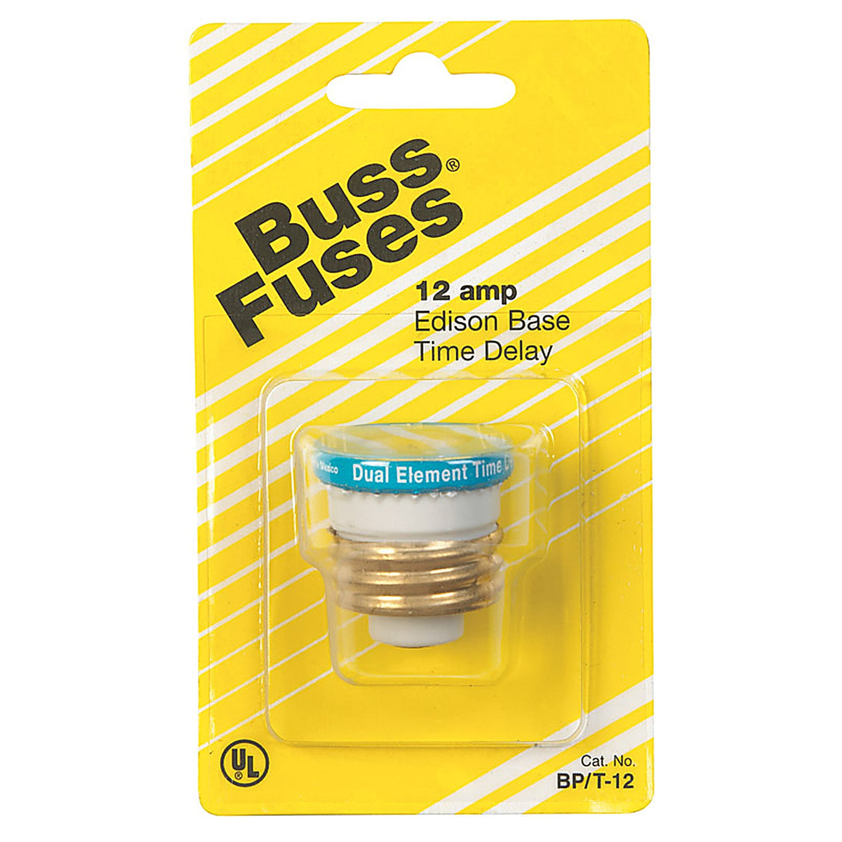 Bussmann - BP/T-12 - 12 amps T-Type Plug - 1/Pack