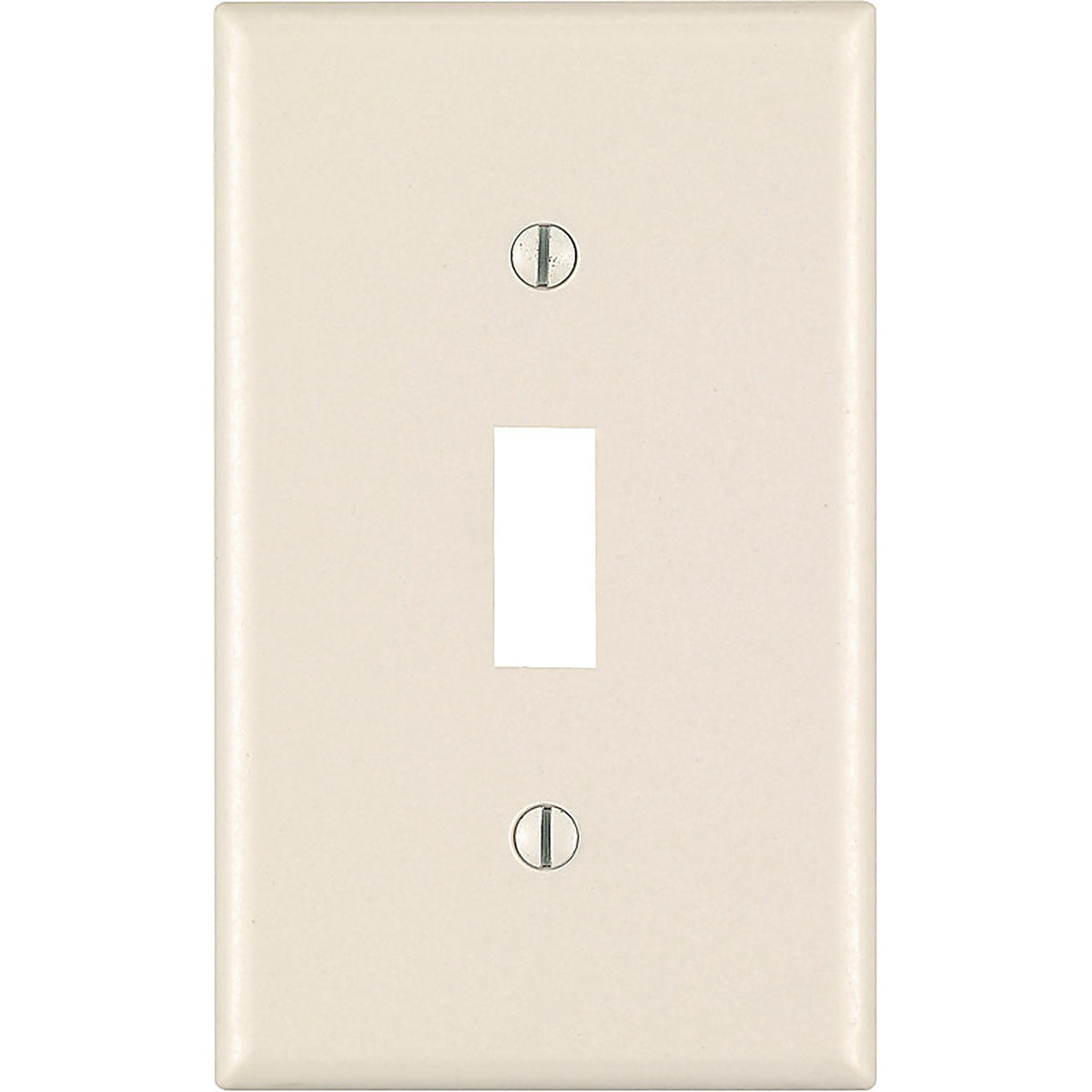 Leviton - 78001-000 - Light Almond 1 gang Thermoset Plastic Toggle Wall Plate - 1/Pack