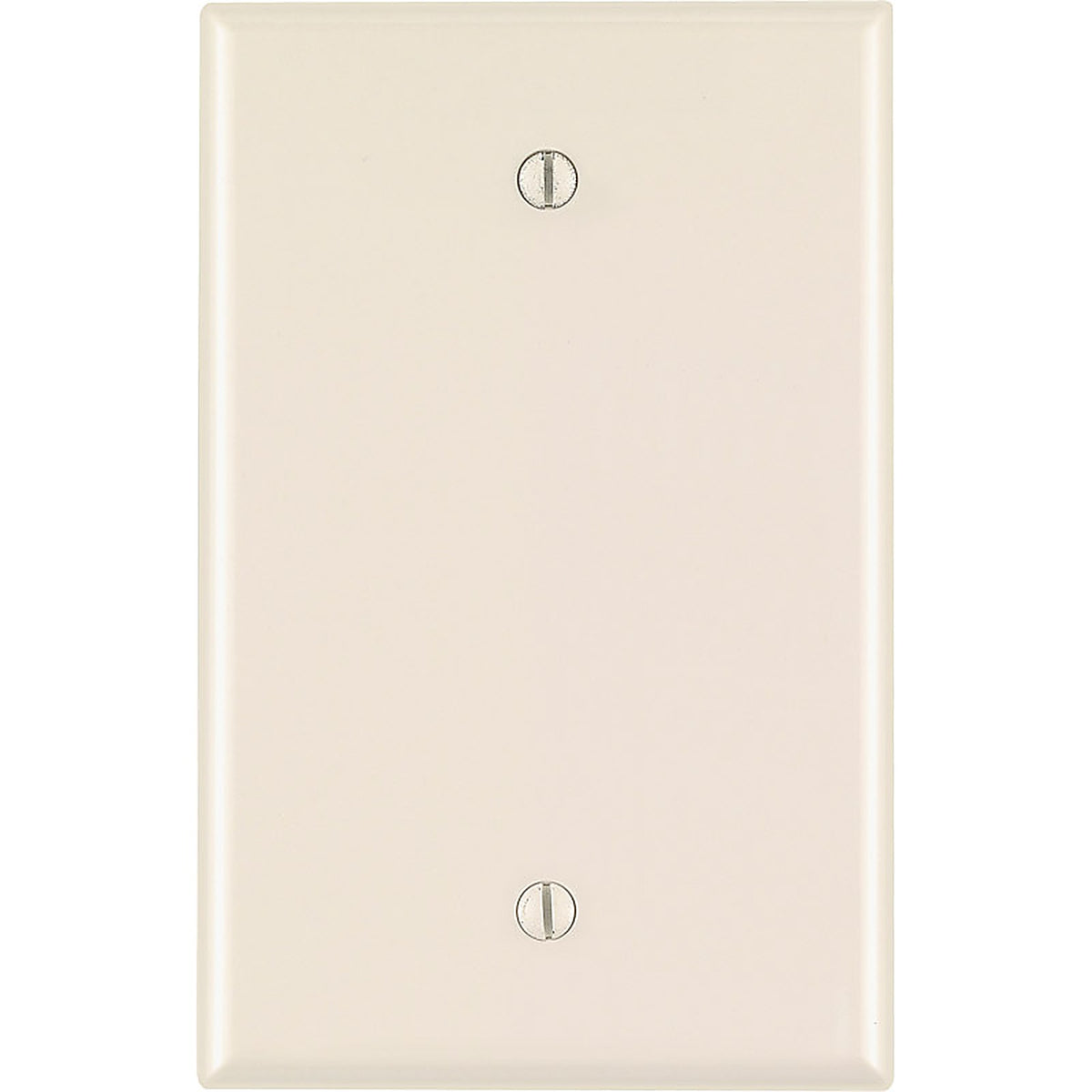 Leviton - 0PJ13-00T - Almond 1 gang Nylon Blank Wall Plate - 1/Pack
