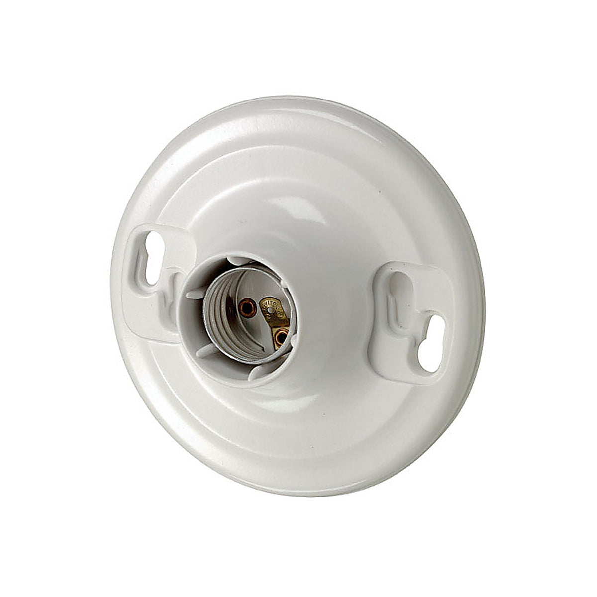 Leviton - 08829-CW4 - Plastic Incandescent Medium Base Keyless Lampholder 1 pk