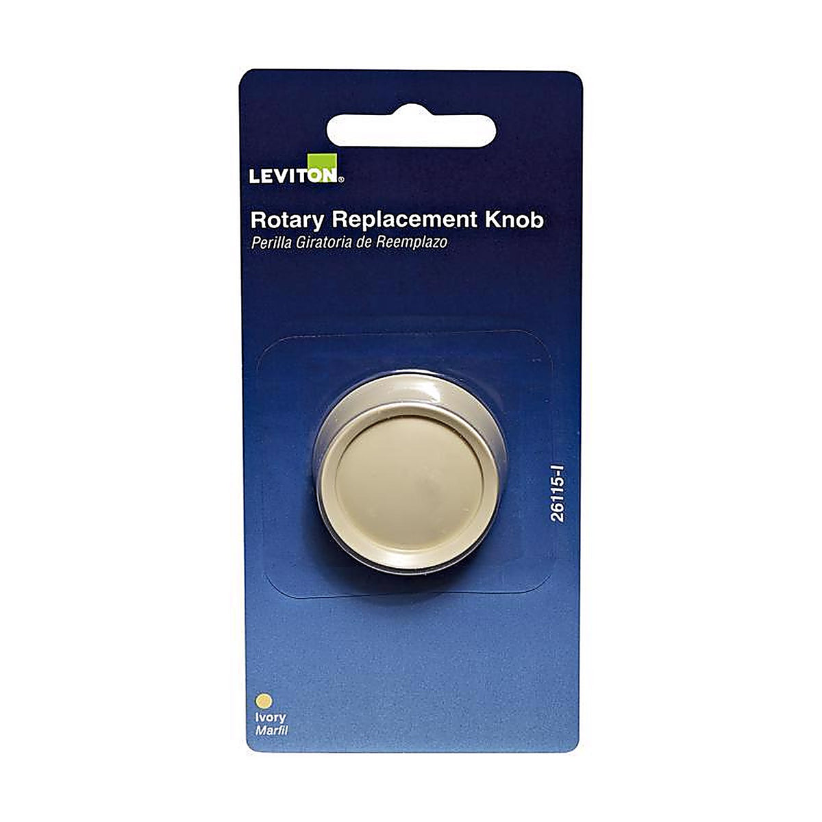 Leviton - C25-26115-00I - Trimatron Ivory Rotary Dimmer Knob - 1/Pack