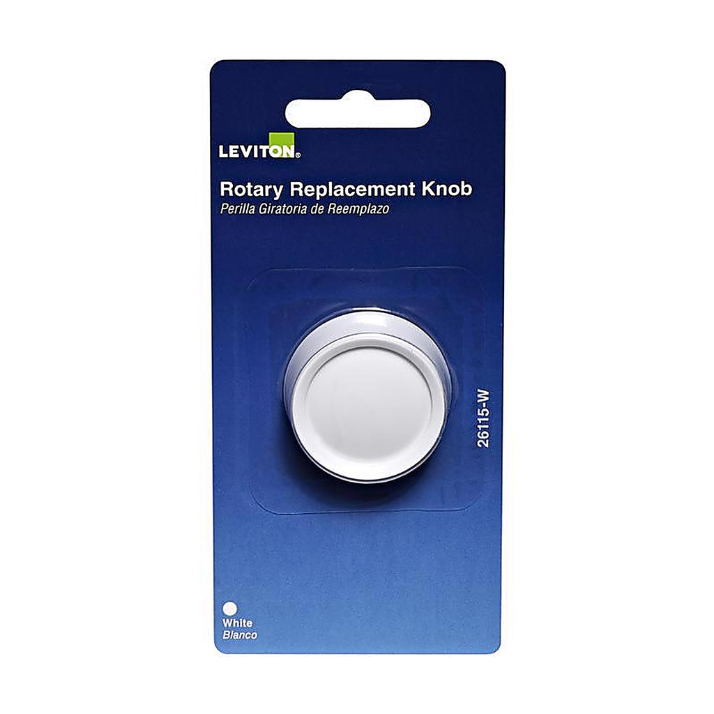 Leviton - C28-26115-00W - Trimatron White Rotary Dimmer Knob - 1/Pack